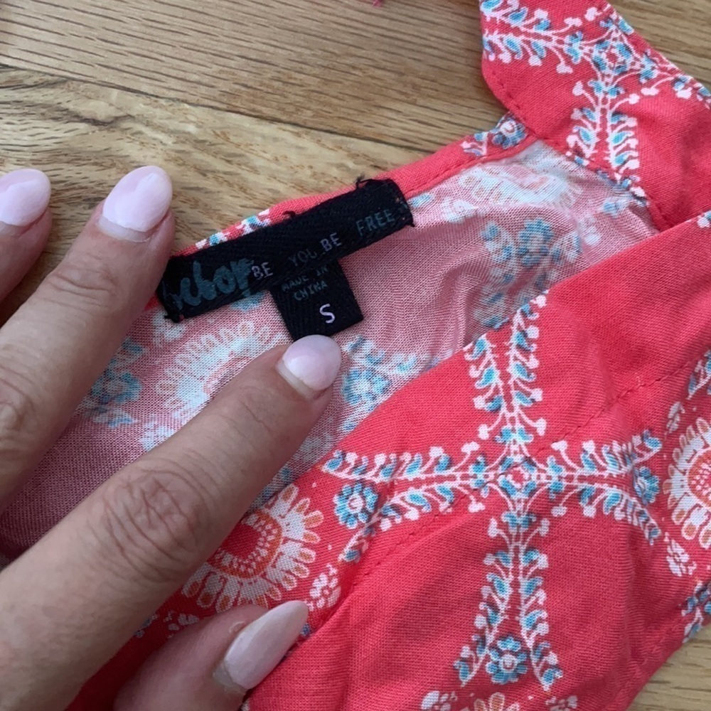 Pink Patterned Romper - Picture 4 of 5